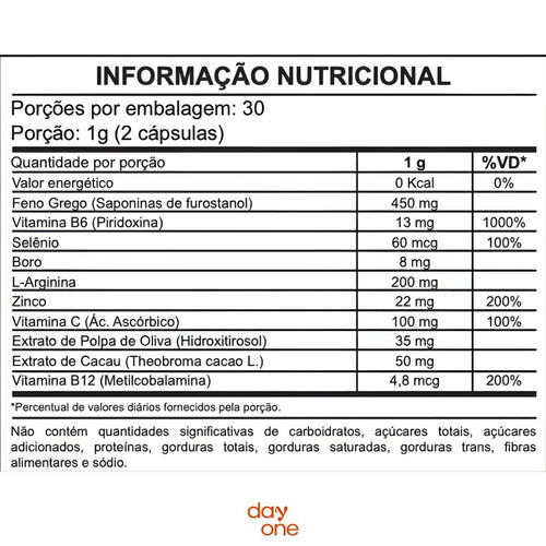 One Boost - Testo - 60 Cápsulas